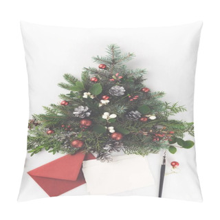 Personality  Christmas Tree And Letter Pillow Covers