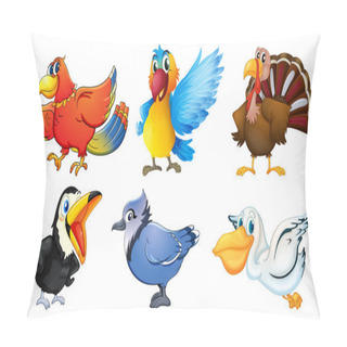 Personality  Different Types Of Birds Pillow Covers