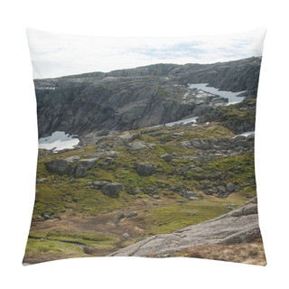 Personality  Rocky Mountains In Norway Pillow Covers