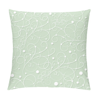Personality  Seamless Pattern With Swirls And Circles Pillow Covers