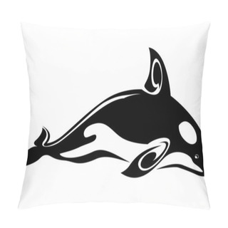 Personality Whale Tattoo Pillow Covers