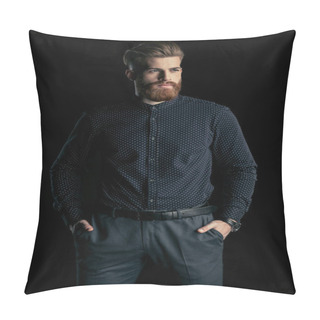 Personality  Stylish Handsome Man Pillow Covers
