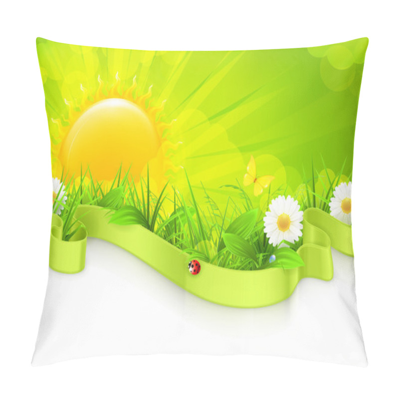 Personality  Landscape background pillow covers