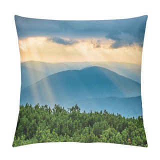 Personality  Sunset Over Blue Mountains Pillow Covers