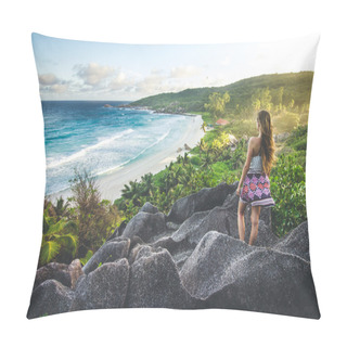 Personality  Epic Sunset On Seychelles Pillow Covers