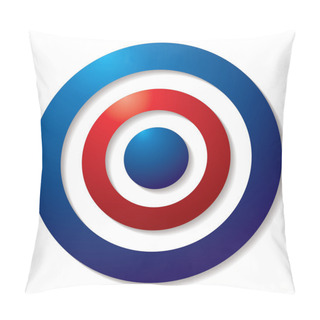Personality  Tricolor Target Pillow Covers