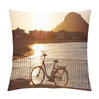 Personality  Javea Xabia Sunset Arenal Beach With Montgo Pillow Covers