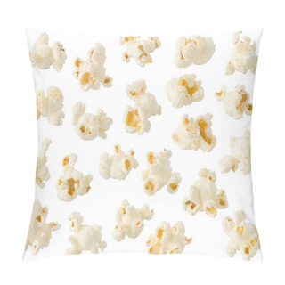 Personality  Popcorn Isolated On White Background Pillow Covers