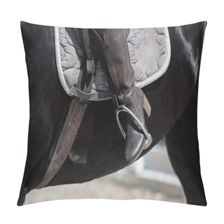 Personality  Young Woman With Horse  Pillow Covers