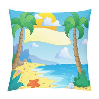 Personality  Beach Theme Scenery 4 Pillow Covers