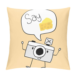Personality  Cute Funny Camera Pillow Covers
