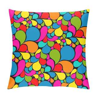 Personality  Colorful Abstract Seamless Pattern Pillow Covers