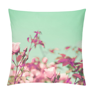Personality  Vintage Pastel Roses Pillow Covers