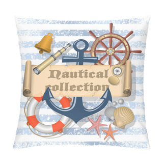 Personality  Nautical Collection 4 Pillow Covers