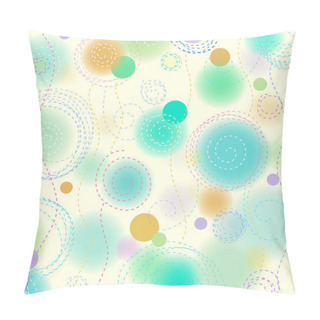 Personality  Background With Circles Pillow Covers