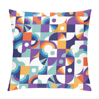 Personality  Super Modern And Vibrant Geometric Seamless Pattern, Repeat Background For Web And Print Pillow Covers