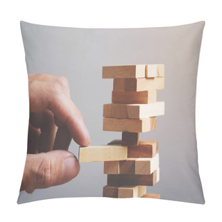 Personality  Planning, Risk And Strategy In Business Pillow Covers