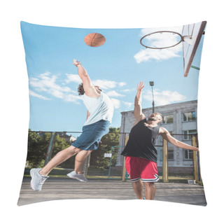 Personality  Men Playing Basketball  Pillow Covers