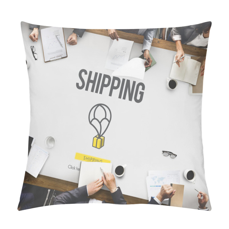 Personality  Team Of Business People Working In Office Pillow Covers