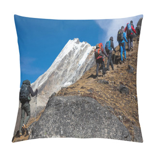Personality  Expedition Moving Toward High Mountains Pillow Covers
