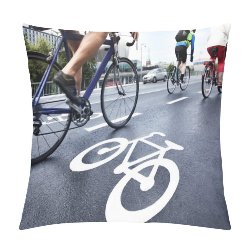 Personality  Bike lane pillow covers