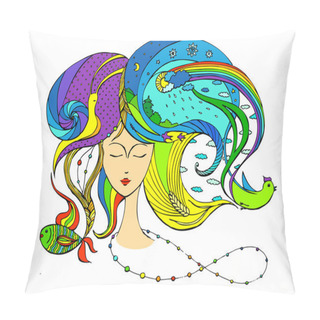 Personality  Peaceful Mother Nature Pillow Covers
