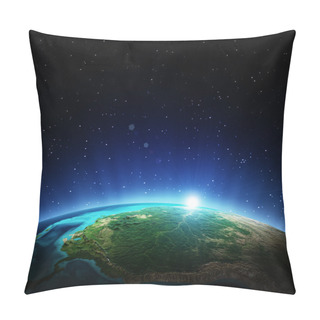 Personality  Earth From Space Pillow Covers