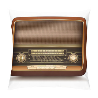 Personality  Radio Retro Pillow Covers