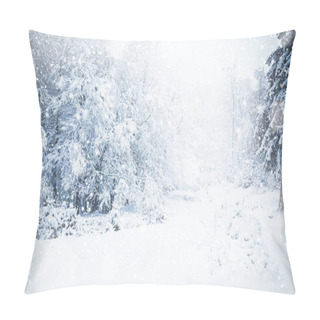 Personality  Beautiful Winter Landscape Pillow Covers