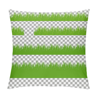 Personality  Grass, Shrubs. A Set Of Various Types Of Grass. Set Of Grass On A Transparent Background. Pillow Covers