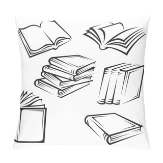 Personality  Set Of Books Pillow Covers