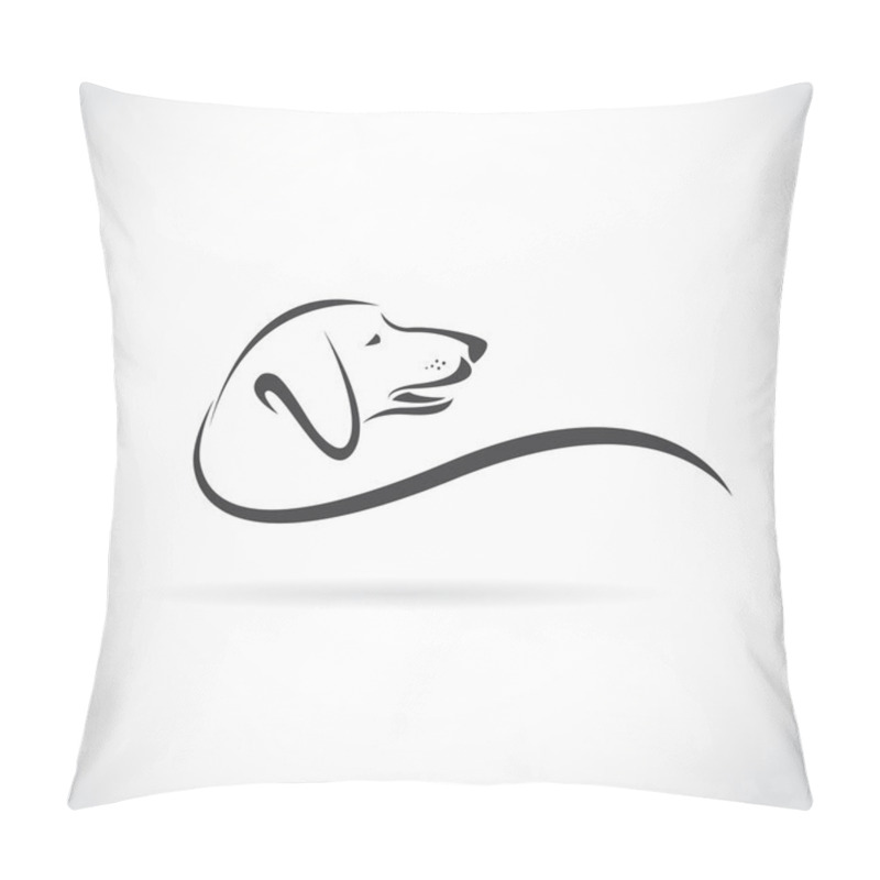 Personality  Vector Image Of An Dog (Dachshund)  Pillow Covers