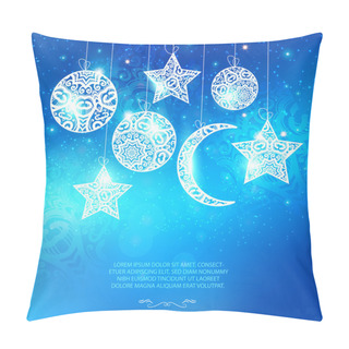 Personality  Hanging Lace Moons, Stars And Balloons Pillow Covers