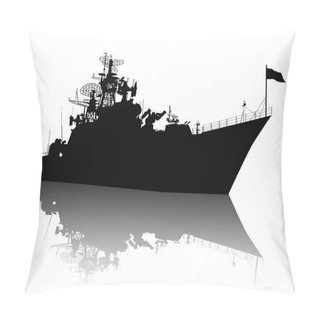 Personality  High Detailed Ship Silhouette Pillow Covers