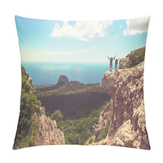Personality  Hike In Crimea Pillow Covers