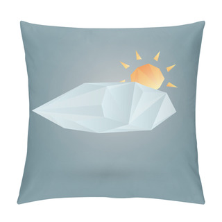 Personality  Vector Illustration Of A Cool Weather Icon. Pillow Covers