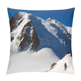 Personality  Aiguille Du Midi At Mont Blanc Pillow Covers