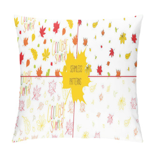 Personality  Set Of Autumn Patterns Pillow Covers