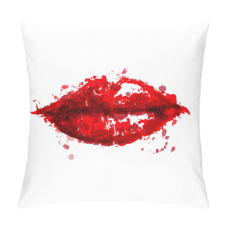 Personality  Painted Lips Pillow Covers