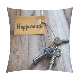 Personality  Secret Keys For Happiness In Life  Pillow Covers