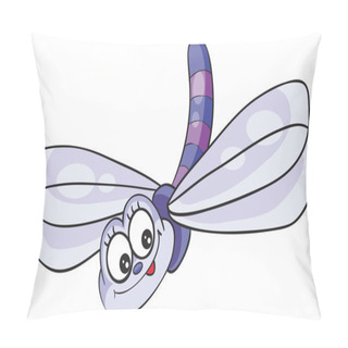 Personality  Funny Cartoon  Dragonfly Pillow Covers
