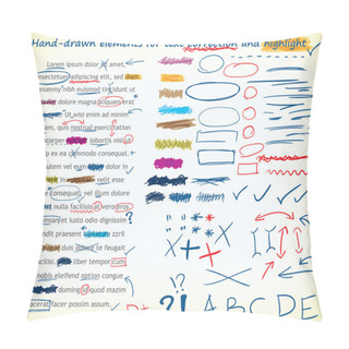 Personality  Text Correction Elements Pillow Covers