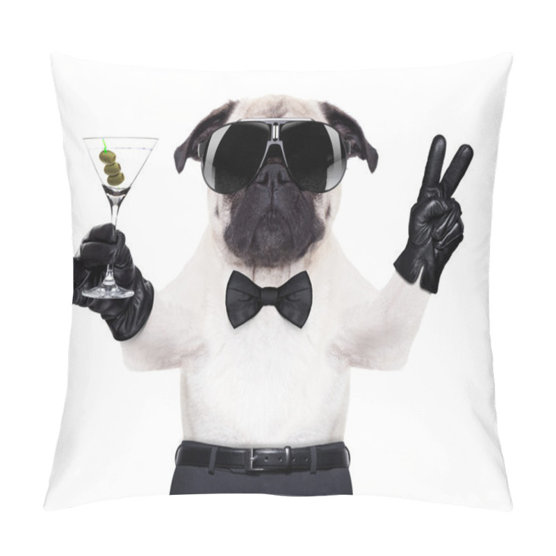 Personality  cool dog peace pillow covers