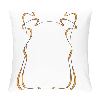 Personality  Vector Abstract Framework From The Bound Lines Pillow Covers