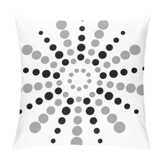 Personality  Dotted Monochrome Element. Pillow Covers