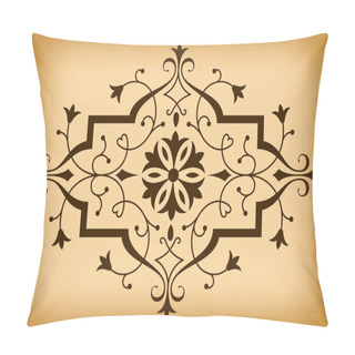 Personality  Vector Baroque Ornament In Victorian Style. Pillow Covers
