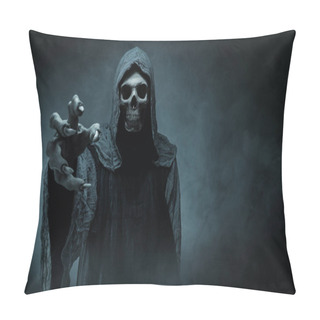 Personality  Grim Reaper Reaching Towards The Camera Pillow Covers