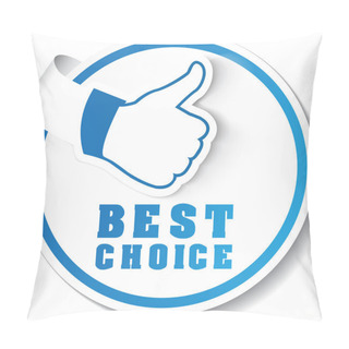 Personality  Vector Best Choice Label Pillow Covers