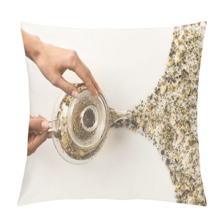 Personality  Person Pouring Herbal Tea Pillow Covers