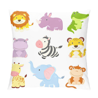 Personality  Cute African Animals Collection Pillow Covers